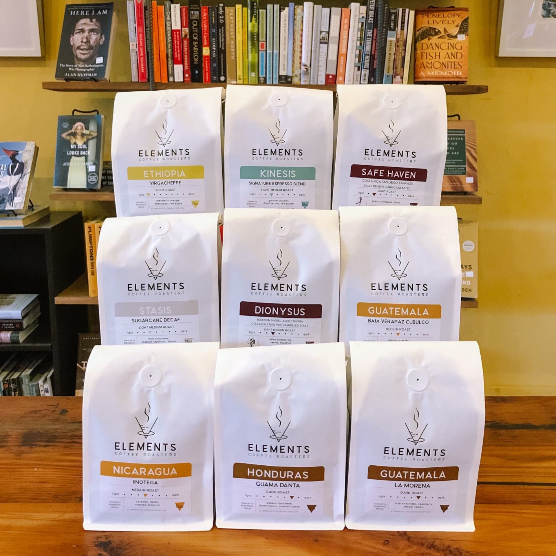 12 oz Elements Coffee Roasters Whole Bean Coffee Bag | Elements: Books ...